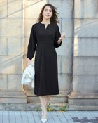 【ドゥクラッセ/DoCLASSE】のとろみジョーゼット・キーネックワンピース 人気、トレンドファッション・服の通販 founy(ファニー) ファッション Fashion レディースファッション Fashion for Women ワンピース Dresses とろみ Fluid, Flowy Fabric エレガント 上品 Elegant ジョーゼット Georgette, Semi-Sheer Fabric セットアップ Set-Up, Coordinated Outfit ドレープ Drape, Draping Fabric thumbnail ブラック|ID: prp329100003831779 ipo3291000000035991151
