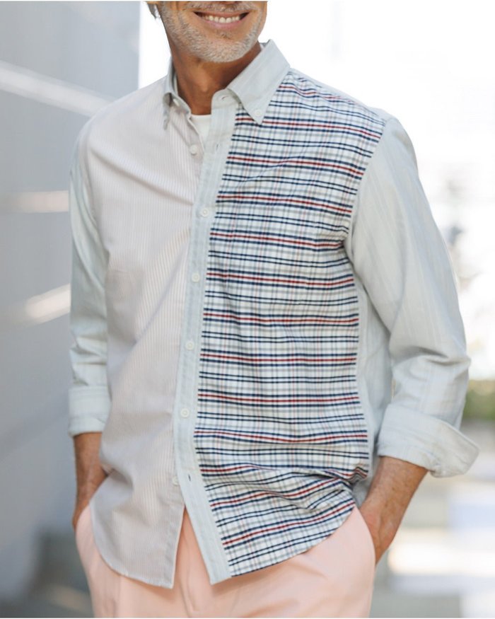 【ドゥクラッセ/DoCLASSE / MEN】のピュアファインオックス・クレイジーシャツ 長袖 インテリア・キッズ・メンズ・レディースファッション・服の通販 founy(ファニー) https://founy.com/ ファッション Fashion メンズファッション Fashion for Men なめらか Smooth, Silky Texture フィット Fit, Slim Fit メンズ Men's, Menswear 人気 Popular, Best Seller 長袖 Long Sleeve, Full Sleeve |ID: prp329100003831797 ipo3291000000035991156