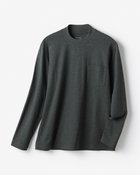 【ドゥクラッセ/DoCLASSE / MEN】のジャケットレイヤードポケットT 長袖 杢チャコール|ID: prp329100003831799 ipo3291000000035991173