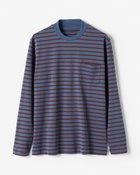 【ドゥクラッセ/DoCLASSE / MEN】のジャケットレイヤードポケットT 長袖 インディゴ&times;ワイン|ID: prp329100003831799 ipo3291000000035991183