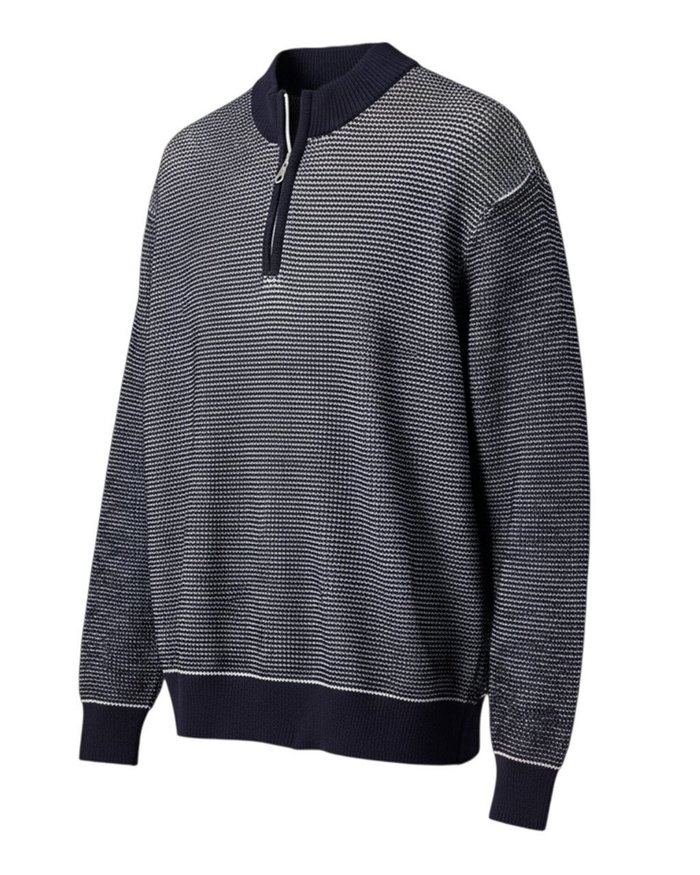 【ドゥクラッセ/DoCLASSE / MEN】のテクスチャー編みニット・ハーフジップ インテリア・キッズ・メンズ・レディースファッション・服の通販 founy(ファニー) https://founy.com/ ファッション Fashion メンズファッション Fashion for Men ジップ Zip, Zipper ストレッチ Stretch, Stretchy Fabric セーター Sweater, Knitwear テクスチャー Texture, Textured Fabric フィット Fit, Slim Fit メンズ Men's, Menswear ワッフル Waffle, Waffle Knit |ID: prp329100003831804 ipo3291000000035991204