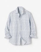 【ドゥクラッセ/DoCLASSE / MEN】のコットンプリントシャツ 長袖 人気、トレンドファッション・服の通販 founy(ファニー) ファッション Fashion メンズファッション MEN ジャケット Jacket センター Center セーター Sweater フィット Fit プリーツ Pleats ボックス Box メンズ Mens ロング Long 長袖 Long Sleeve thumbnail インクブルーストライプ|ID: prp329100003831817 ipo3291000000028263889