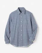 【ドゥクラッセ/DoCLASSE / MEN】のコットンプリントシャツ 長袖 ブルー・パターン|ID: prp329100003831817 ipo3291000000035991217