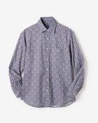 【ドゥクラッセ/DoCLASSE / MEN】のコットンプリントシャツ 長袖 ピンク・パターン|ID: prp329100003831817 ipo3291000000035991222