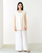 【ドゥクラッセ/DoCLASSE】のシルクウールタフタ・ボクシージレ ホワイト|ID: prp329100003851406 ipo3291000000035894101