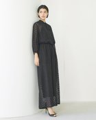 【ドゥクラッセ/DoCLASSE】のシアージャカード・パンツ ブラック|ID: prp329100003851416 ipo3291000000032636903