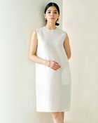 【ドゥクラッセ/DoCLASSE】のオクタダブルクロス・コクーンワンピース ホワイト|ID: prp329100003851432 ipo3291000000035894112