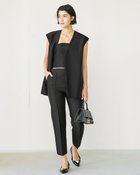 【ドゥクラッセ/DoCLASSE】のシルクウール・スティックパンツ ブラック|ID: prp329100003851434 ipo3291000000032636886