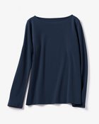 【ドゥクラッセ/DoCLASSE】のボートネック/長袖・ドゥクラッセTシャツ(60cm丈) 人気、トレンドファッション・服の通販 founy(ファニー) ファッション Fashion レディースファッション WOMEN トップス・カットソー Tops/Tshirt シャツ/ブラウス Shirts/Blouses ロング / Tシャツ T-Shirts カットソー Cut and Sewn インナー Inner カットソー Cut And Sew カーディガン Cardigan ジャケット Jacket 長袖 Long Sleeve リラックス Relax エレガント 上品 Elegant ビジネス 仕事 通勤 Business thumbnail ミッドナイトブルー|ID: prp329100003851446 ipo3291000000028263955