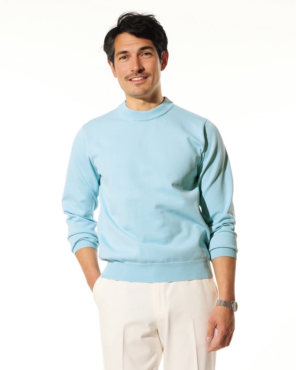 【ドゥクラッセ/DoCLASSE / MEN】のエアーライトニット・クルーネック 人気、トレンドファッション・服の通販 founy(ファニー) 　ファッション　Fashion　メンズファッション　MEN　ストレッチ　Stretch　セーター　Sweater　フィット　Fit　メンズ　Mens　エレガント 上品　Elegant　軽量　Lightweight　 other-1|ID: prp329100003876255 ipo3291000000030853755