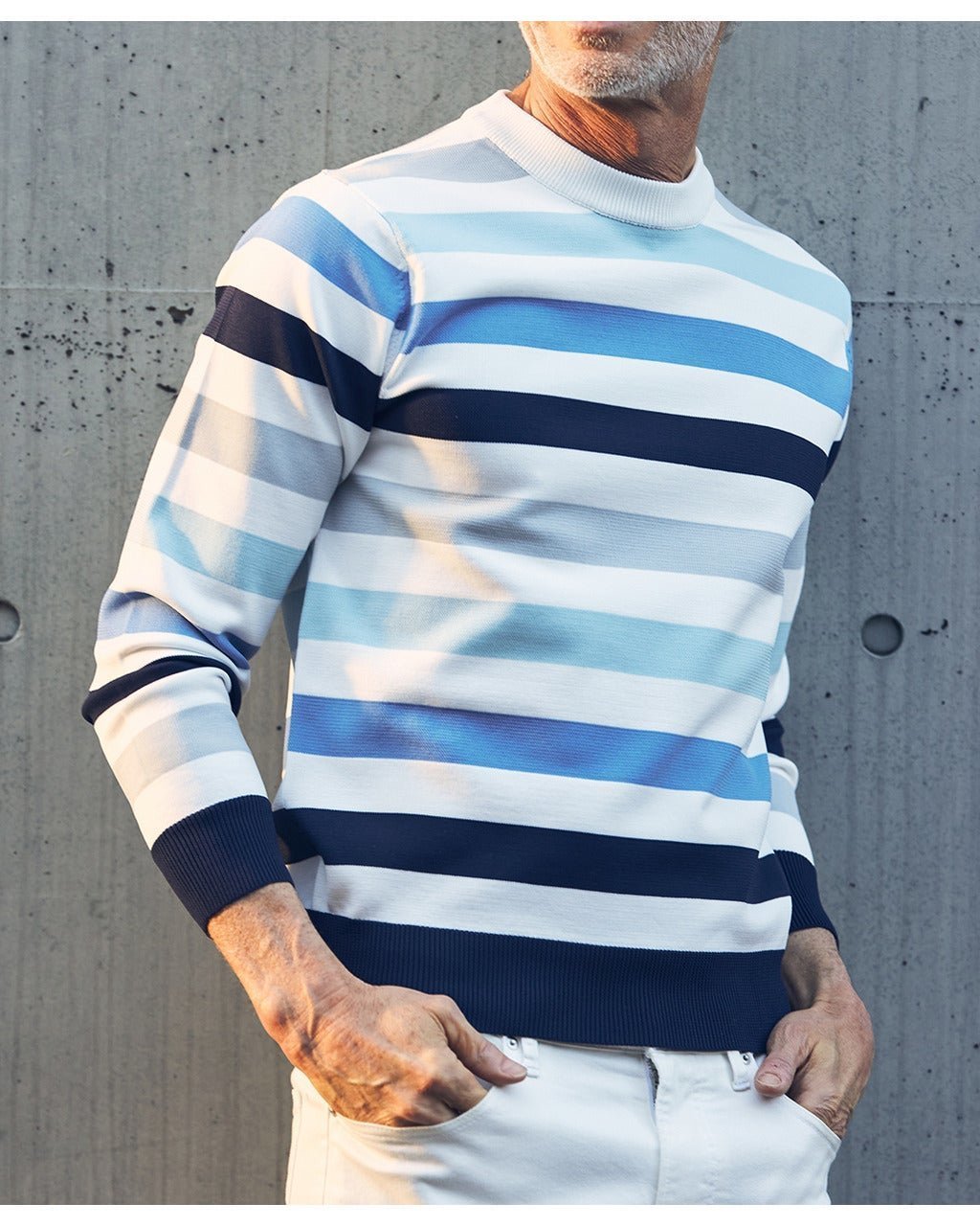 【ドゥクラッセ/DoCLASSE / MEN】のエアーライトニット・クルーネック 人気、トレンドファッション・服の通販 founy(ファニー) ファッション Fashion メンズファッション Fashion for Men ストレッチ Stretch, Stretchy Fabric セーター Sweater, Knitwear フィット Fit, Slim Fit メンズ Men's, Menswear エレガント 上品 Elegant 軽量 Lightweight, Ultra Light other-1|ID: prp329100003876255 ipo3291000000034922785