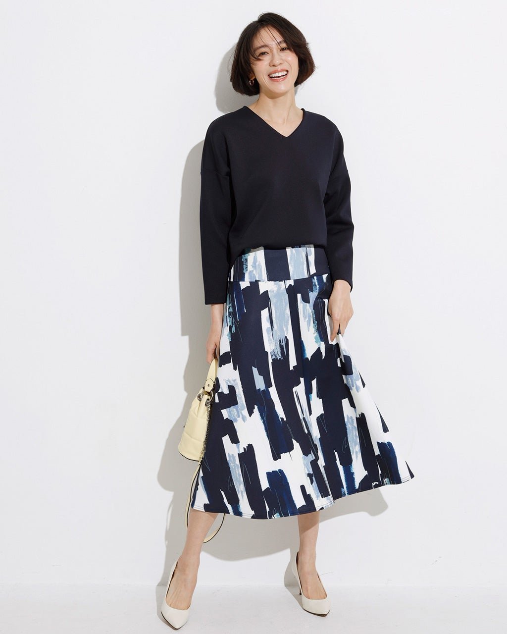 【ドゥクラッセ/DoCLASSE】のダブル編みジャージー・Aラインスカート 人気、トレンドファッション・服の通販 founy(ファニー) ファッション Fashion レディースファッション Fashion for Women スカート Skirts Aライン・フレアスカート A-Line & Flared Skirts おすすめ Recommended / Our Picks オケージョン Occasion Wear ストレッチ Stretch, Stretchy Fabric セットアップ Set-Up, Coordinated Outfit ダブル Double, Double-Breasted パターン Pattern, Design Print フレア Flare, Flared プリント Print, Printed Pattern エレガント 上品 Elegant other-1|ID: prp329100003884236 ipo3291000000036009378