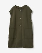 【ドゥクラッセ/DoCLASSE】のダブル編みジャージー・ボタンデザインジレ 人気、トレンドファッション・服の通販 founy(ファニー) ファッション Fashion レディースファッション Fashion for Women アウター Coat / Outerwear Collection レディースジャケット・軽アウター Jackets ジャケット Jacket, Outerwear ストレッチ Stretch, Stretchy Fabric ダブル Double, Double-Breasted thumbnail ダークセージ|ID: prp329100003884272 ipo3291000000034982477