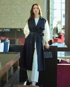 【ドゥクラッセ/DoCLASSE】のドレスデニム・トレンチジレ インディゴ|ID: prp329100003884296 ipo3291000000036009475