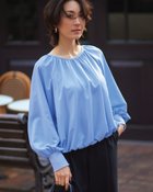 【ドゥクラッセ/DoCLASSE】のマットサテン・フェミニンブラウス ライトブルー|ID: prp329100003884335 ipo3291000000036009572