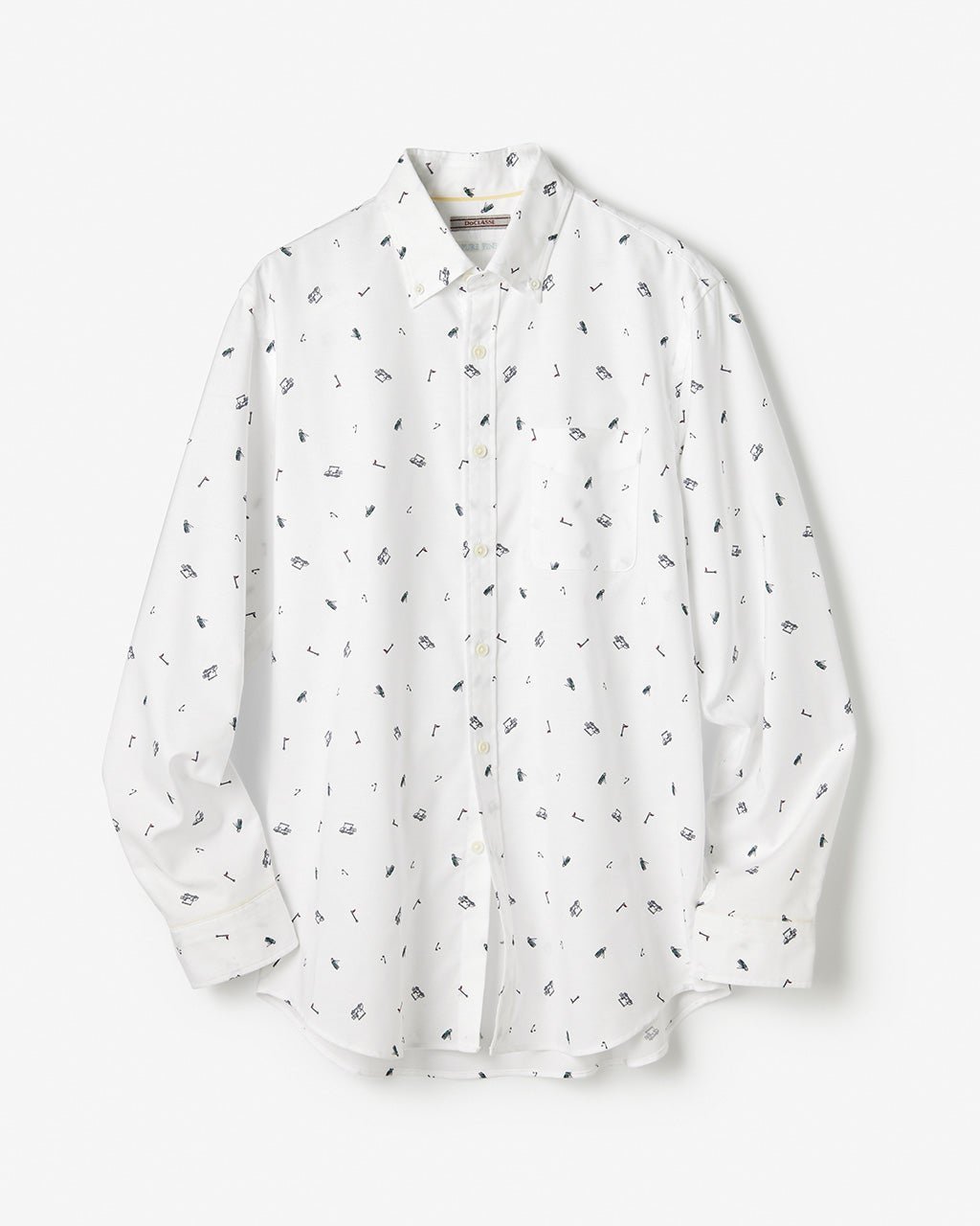【ドゥクラッセ/DoCLASSE / MEN】のピュアファインオックス・クラブシャツ(長袖) 人気、トレンドファッション・服の通販 founy(ファニー) 　ファッション　Fashion　メンズファッション　Fashion for Men　なめらか　Smooth, Silky Texture　フィット　Fit, Slim Fit　メンズ　Men's, Menswear　人気　Popular, Best Seller　抗菌　Antibacterial, Bacteria-Resistant　長袖　Long Sleeve, Full Sleeve　 other-1|ID: prp329100003884352 ipo3291000000029792423