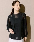 【ドゥクラッセ/DoCLASSE】のトーションレース・スタンドカラーブラウス 人気、トレンドファッション・服の通販 founy(ファニー) ファッション Fashion レディースファッション WOMEN トップス・カットソー Tops/Tshirt シャツ/ブラウス Shirts/Blouses アンティーク Antique インナー Inner キャミソール Camisole スタンド Stand フロント Front thumbnail ブラック|ID: prp329100003907862 ipo3291000000028264106