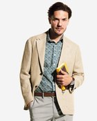 【ドゥクラッセ/DoCLASSE / MEN】のラスティックリネンジャケット 人気、トレンドファッション・服の通販 founy(ファニー) ファッション Fashion メンズファッション MEN ジャケット Jacket バランス Balance ベスト Vest メンズ Mens thumbnail サンド|ID: prp329100003910214 ipo3291000000028264127