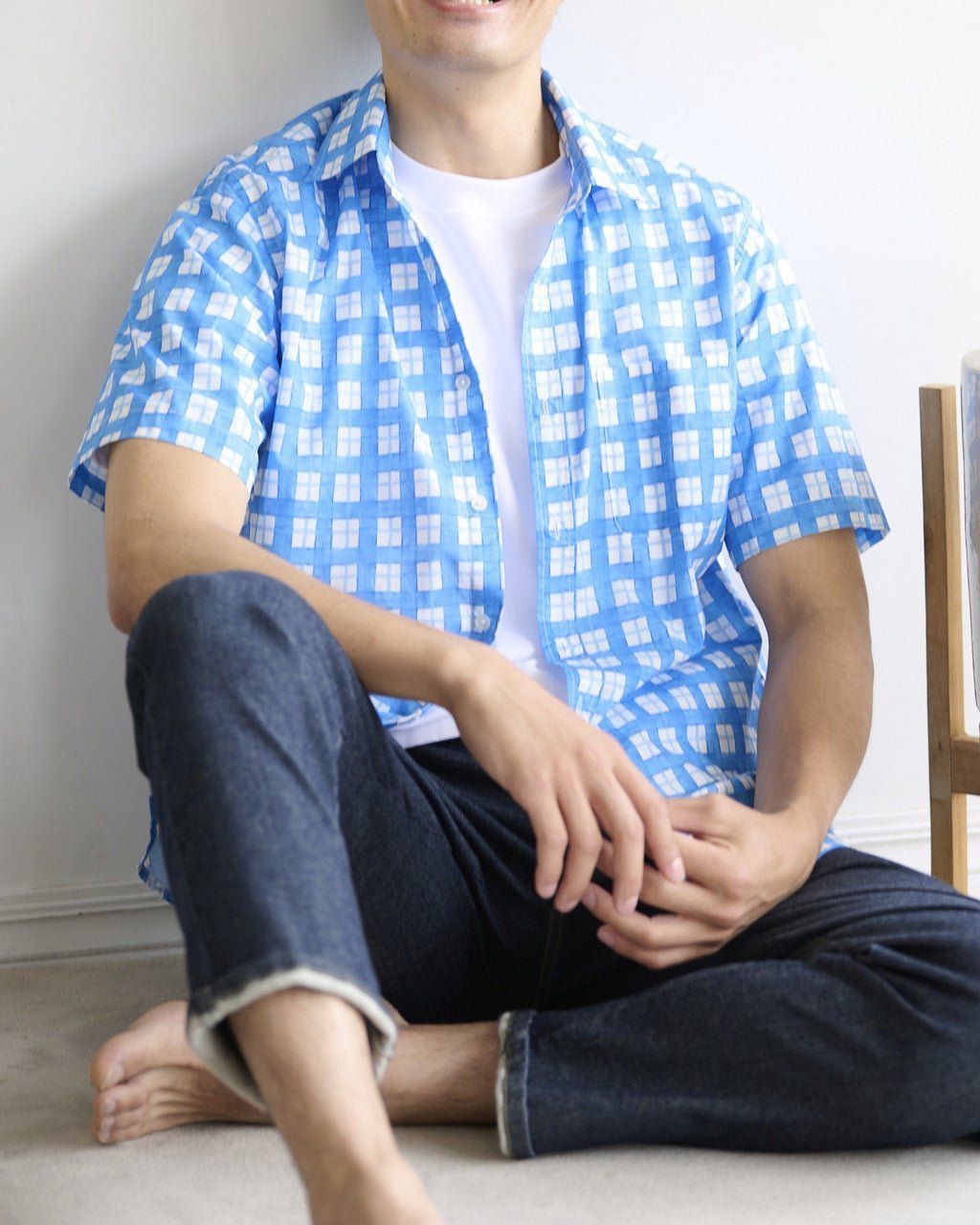 【ドゥクラッセ/DoCLASSE / MEN】のコットンプリントシャツ 半袖 人気、トレンドファッション・服の通販 founy(ファニー) 　ファッション　Fashion　メンズファッション　Fashion for Men　ドレス　Dress, One-Piece　プリーツ　Pleats, Pleated　ボックス　Boxy, Box Shape　メンズ　Men's, Menswear　ヨーク　Yoke, Yoke Design　半袖　Short Sleeve, Half Sleeve　夏　Summer　 other-1|ID: prp329100003910220 ipo3291000000032402328