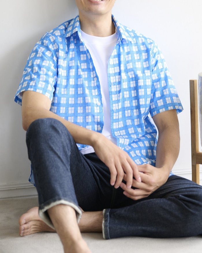 【ドゥクラッセ/DoCLASSE / MEN】のコットンプリントシャツ 半袖 インテリア・キッズ・メンズ・レディースファッション・服の通販 founy(ファニー) https://founy.com/ ファッション Fashion メンズファッション Fashion for Men ドレス Dress, One-Piece プリーツ Pleats, Pleated ボックス Boxy, Box Shape メンズ Men's, Menswear ヨーク Yoke, Yoke Design 半袖 Short Sleeve, Half Sleeve 夏 Summer |ID: prp329100003910220 ipo3291000000036037141