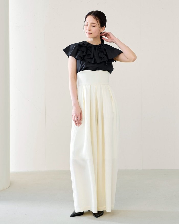 【ドゥクラッセ/DoCLASSE】のドレープツイル・ハイウエストパンツ インテリア・キッズ・メンズ・レディースファッション・服の通販 founy(ファニー) https://founy.com/ ファッション Fashion レディースファッション Fashion for Women パンツ Pants & Trousers ギャザー Gathered, Ruffled パーティ Party, Party Style ワイド Wide, Wide Fit |ID: prp329100003910270 ipo3291000000036037313