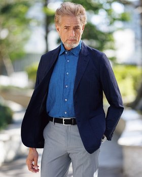 【ドゥクラッセ/DoCLASSE / MEN】のハードマンズ・リネンブレンドジャケット 人気、トレンドファッション・服の通販 founy(ファニー) ファッション Fashion メンズファッション MEN ジャケット Jacket なめらか Smooth ベスト Vest メンズ Mens リネン Linen エレガント 上品 Elegant |ID:prp329100003910292