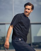 【ドゥクラッセ/DoCLASSE / MEN】のクールマックスサッカー・クルーTシャツ ミッドナイトブルー|ID: prp329100003910332 ipo3291000000033592329