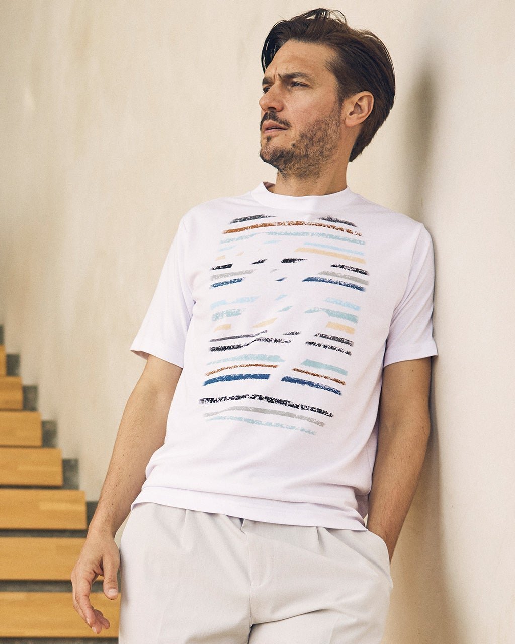【ドゥクラッセ/DoCLASSE / MEN】のソフト&ドライ グラフィックTシャツ 人気、トレンドファッション・服の通販 founy(ファニー) 　ファッション　Fashion　メンズファッション　Fashion for Men　トップス・カットソー　Cut & Sew Tops　メンズシャツ　Shirts　ポロシャツ / きれいめカジュアルスタイル　Polo Shirts　インナー　Innerwear　グラフィック　Graphic, Graphic Design　ジャケット　Jacket, Outerwear　ストレッチ　Stretch, Stretchy Fabric　メンズ　Men's, Menswear　吸水　Absorbent, Quick-Dry　 other-1|ID: prp329100003910348 ipo3291000000033276722