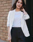 【ドゥクラッセ/DoCLASSE】のシアーラミー・シングルジャケット オフホワイト|ID: prp329100003910352 ipo3291000000033332261