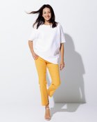 【ドゥクラッセ/DoCLASSE】のドライタッチ・スリム68cm 人気、トレンドファッション・服の通販 founy(ファニー) ファッション Fashion レディースファッション Fashion for Women パンツ Pants & Trousers アンクル Ankle-Length Design ギャザー Gathered, Ruffled ストレッチ Stretch, Stretchy Fabric スリム Slim, Slim Fit 定番 Standard, Basic Item 人気 Popular, Best Seller フロント Front, Front Design プリント Print, Printed Pattern 夏 Summer thumbnail ライトオレンジ|ID: prp329100003910365 ipo3291000000036037212