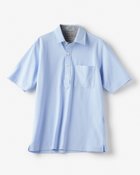 【ドゥクラッセ/DoCLASSE / MEN】のドライ&クリーン・前開き立ち衿ポロ/半袖 スカイブルー|ID: prp329100003917677 ipo3291000000035795167