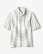 【ドゥクラッセ/DoCLASSE / MEN】のリファインド ポロ・ドゥクラッセT 半袖 ホワイト&times;杢グレー|ID: prp329100003920110 ipo3291000000035734794