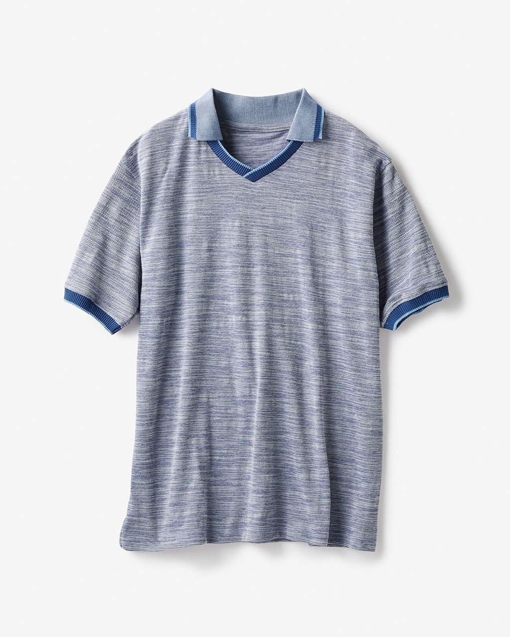 【ドゥクラッセ/DoCLASSE / MEN】のスキッパーポロ インテリア・キッズ・メンズ・レディースファッション・服の通販 founy(ファニー) 　ファッション　Fashion　メンズファッション　Fashion for Men　トップス・カットソー　Cut & Sew Tops　メンズシャツ　Shirts　ポロシャツ / きれいめカジュアルスタイル　Polo Shirts　スキッパー　Skipper, Open Collar　ポロシャツ　Polo Shirt, Collared Tee　メンズ　Men's, Menswear　リラックス　Relax, Relaxed Fit　今夏　This Summer　夏　Summer　鹿の子　Piqué, Kanoko Fabric　ブルー|ID: prp329100003920136 ipo3291000000035798343