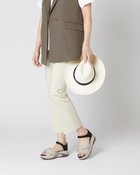 【フィットフィット/fitfit】のクッションツイストサンダル ベージュ&times;ブラック|ID: prp329100003924377 ipo3291000000028264548