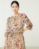 【ドゥクラッセ/DoCLASSE】のシフォンジョーゼット・花柄ワンピース 人気、トレンドファッション・服の通販 founy(ファニー) ファッション Fashion レディースファッション WOMEN ワンピース Dress インナー Inner キャミソール Camisole シフォン Chiffon シャーリング Shirring ジョーゼット Georgette ブラウジング Browsing プリント Print リボン Ribbon エレガント 上品 Elegant thumbnail ベージュ・パターン|ID: prp329100003924380 ipo3291000000025908395