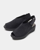【フィットフィット/fitfit】の厚底シアーニットサンダル ブラック|ID: prp329100003953881 ipo3291000000028264605
