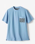 【ドゥクラッセ/DoCLASSE / MEN】の鹿の子クルーネックポケットT サックス|ID: prp329100003953888 ipo3291000000035894130