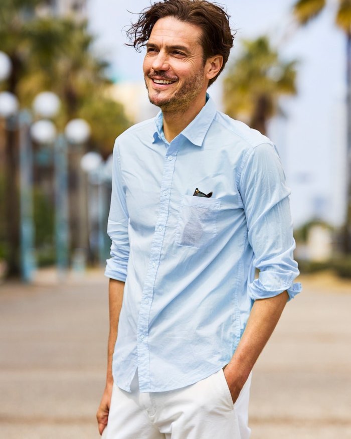 【ドゥクラッセ/DoCLASSE / MEN】のシルキーコットンローンシャツ(長袖) インテリア・キッズ・メンズ・レディースファッション・服の通販 founy(ファニー) https://founy.com/ ファッション Fashion メンズファッション Fashion for Men デニム Denim, Jeans Material プリーツ Pleats, Pleated ボックス Boxy, Box Shape ボトム Bottoms, Lower Wear メンズ Men's, Menswear 長袖 Long Sleeve, Full Sleeve |ID: prp329100003953954 ipo3291000000032170670