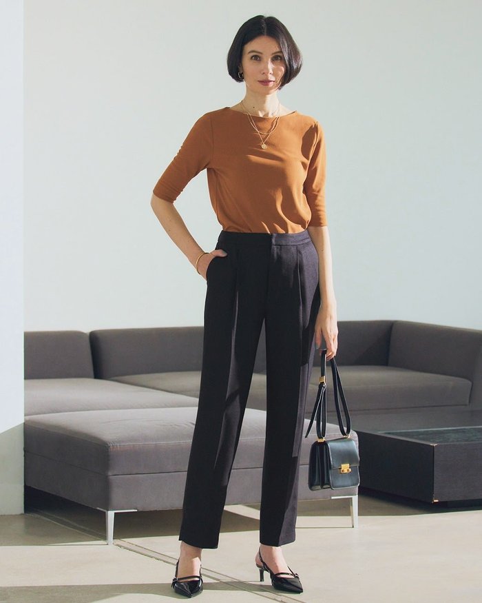 【ドゥクラッセ/DoCLASSE】のトリアセリネンタッチ・テーパードパンツ インテリア・キッズ・メンズ・レディースファッション・服の通販 founy(ファニー) https://founy.com/ ファッション Fashion レディースファッション Fashion for Women パンツ Pants & Trousers ジャケット Jacket, Outerwear スマート Smart, Elegant セレモニー Ceremony リネン Linen, Linen Fabric 夏 Summer |ID: prp329100003953984 ipo3291000000028264665