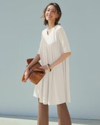 【ドゥクラッセ/DoCLASSE】のUVスラブ・ジェットセッターズ/5分袖チュニック 人気、トレンドファッション・服の通販 founy(ファニー) ファッション Fashion レディースファッション Fashion for Women トップス・カットソー Cut & Sew Tops チュニック Tunic, Long Top 人気 Popular, Best Seller thumbnail ストーン|ID: prp329100003954044 ipo3291000000035894147