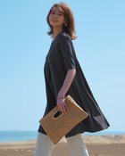 【ドゥクラッセ/DoCLASSE】のUVスラブ・ジェットセッターズ/5分袖チュニック 人気、トレンドファッション・服の通販 founy(ファニー) ファッション Fashion レディースファッション Fashion for Women トップス・カットソー Cut & Sew Tops チュニック Tunic, Long Top 人気 Popular, Best Seller thumbnail チャコール|ID: prp329100003954044 ipo3291000000035894153