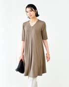 【ドゥクラッセ/DoCLASSE】のUVスラブ・ジェットセッターズ/5分袖チュニック 人気、トレンドファッション・服の通販 founy(ファニー) ファッション Fashion レディースファッション Fashion for Women トップス・カットソー Cut & Sew Tops チュニック Tunic, Long Top 人気 Popular, Best Seller thumbnail トープ|ID: prp329100003954044 ipo3291000000035894159