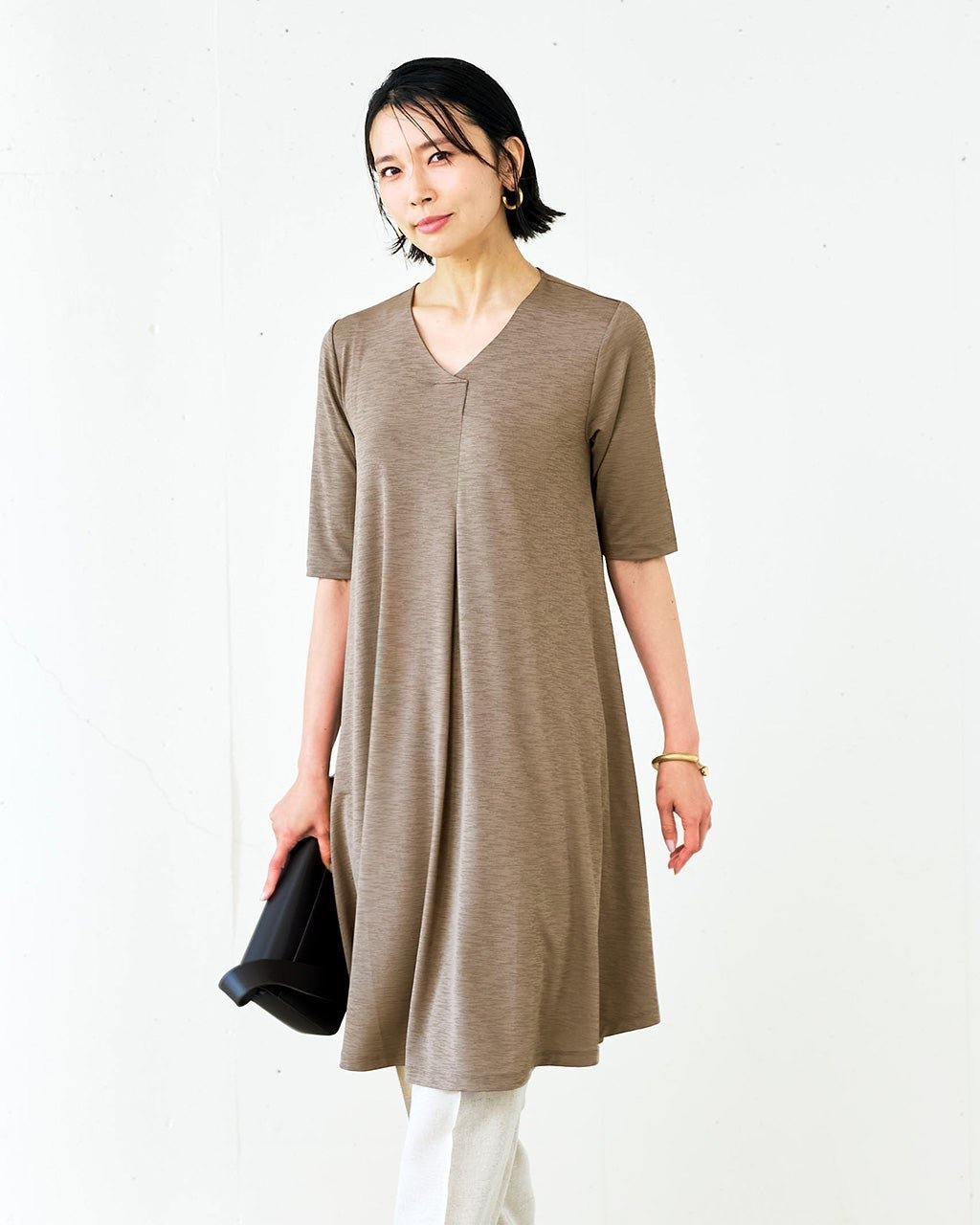 【ドゥクラッセ/DoCLASSE】のUVスラブ・ジェットセッターズ/5分袖チュニック インテリア・キッズ・メンズ・レディースファッション・服の通販 founy(ファニー) ファッション Fashion レディースファッション Fashion for Women トップス・カットソー Cut & Sew Tops チュニック Tunic, Long Top 人気 Popular, Best Seller トープ|ID: prp329100003954044 ipo3291000000035894159