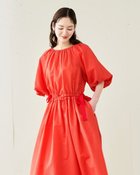 【ドゥクラッセ/DoCLASSE】のシアサッカー・ドレープワンピース 人気、トレンドファッション・服の通販 founy(ファニー) ファッション Fashion レディースファッション Fashion for Women ワンピース Dresses ギャザー Gathered, Ruffled ドレープ Drape, Draping Fabric thumbnail オレンジ|ID: prp329100003954153 ipo3291000000035894200