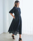 【ドゥクラッセ/DoCLASSE】のシアサッカー・ドレープワンピース 人気、トレンドファッション・服の通販 founy(ファニー) ファッション Fashion レディースファッション Fashion for Women ワンピース Dresses ギャザー Gathered, Ruffled ドレープ Drape, Draping Fabric thumbnail ミッドナイトブルー|ID: prp329100003954153 ipo3291000000035894202