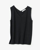 【ドゥクラッセ/DoCLASSE】のUVニット・ノースリーブ/前後Vネック 人気、トレンドファッション・服の通販 founy(ファニー) ファッション Fashion レディースファッション Fashion for Women トップス・カットソー Cut & Sew Tops ニット Knit Tops & Sweaters キャミソール&ノースリーブ Camisoles & Sleeveless Tops Vネックトップス V-Neck Tops / V-Cut Neckline Shirts インナー Innerwear サマー Summer, Summer Style スクエア Square, Square Shape ノースリーブ Sleeveless, No-Sleeve thumbnail ブラック|ID: prp329100003954172 ipo3291000000033126129