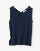 【ドゥクラッセ/DoCLASSE】のUVニット・ノースリーブ/前後Vネック 人気、トレンドファッション・服の通販 founy(ファニー) ファッション Fashion レディースファッション Fashion for Women トップス・カットソー Cut & Sew Tops ニット Knit Tops & Sweaters キャミソール&ノースリーブ Camisoles & Sleeveless Tops Vネックトップス V-Neck Tops / V-Cut Neckline Shirts インナー Innerwear サマー Summer, Summer Style スクエア Square, Square Shape ノースリーブ Sleeveless, No-Sleeve thumbnail ミッドナイトブルー|ID: prp329100003954172 ipo3291000000033126131