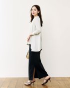 【ドゥクラッセ/DoCLASSE】のライトツイル・ロングナロースカート 人気、トレンドファッション・服の通販 founy(ファニー) ファッション Fashion レディースファッション Fashion for Women スカート Skirts ツイル Twist, Twisted Detail ワイド Wide, Wide Fit エレガント 上品 Elegant thumbnail ブラック|ID: prp329100003954179 ipo3291000000035894244