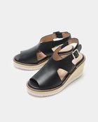 【フィットフィット/fitfit】のハイウェッジホールドサンダル ブラック|ID: prp329100003960796 ipo3291000000034200201