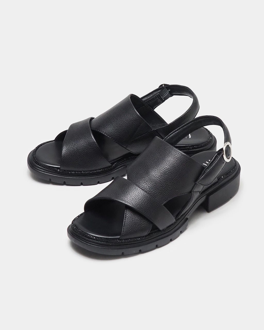 【フィットフィット/fitfit】のソフトレザーフレックスサンダル インテリア・キッズ・メンズ・レディースファッション・服の通販 founy(ファニー) 　ファッション　Fashion　レディースファッション　Fashion for Women　アシンメトリー　Asymmetrical Style　インソール　Shoe Insole　クッション　Cushion, Throw Pillow　サンダル　Sandals, Summer Shoes　スタイリッシュ　Stylish, Fashionable　スニーカー　Sneakers, Trainers　スポーティ　Sporty, Casual Athletic　パターン　Pattern, Design Print　ビジュー　Bijou, Jewel-like Accent　フィット　Fit, Slim Fit　モダン　Modern, Contemporary　モチーフ　Motif, Design Theme　ブラック2|ID: prp329100003981781 ipo3291000000035184744